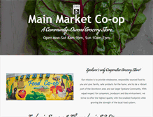 Tablet Screenshot of mainmarket.coop
